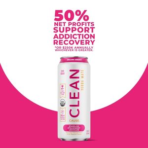 Boisson Énergétique Bio Sans Sucre Yerba Maté Pétillante Fraise-Limonade en Canette 16 Fl Oz - Product Image 2