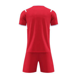 ชุดเสื้อฟุตบอลแบบปรับแต่งได้เป็นมิตรต่อสิ่งแวดล้อมชุดเทคโนโลยีตัดอัตโนมัติระบายอากาศขนาดปกติ - Product Image 2