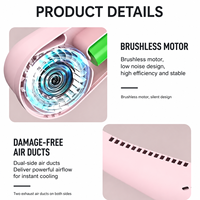 Nouveau Ventilateur Électrique Portable 2026, Réglable à 360°, Blanc, Ultra Longue Autonomie, Silencieux, à Suspendre au Cou, avec Service Personnalisé
