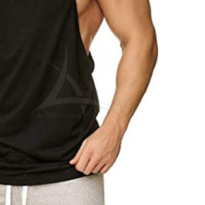 Camiseta sin Mangas Casual para Hombre, 100% Algodón, de Secado Rápido y Transpirable, Precio al por Mayor, la Mejor Calidad, para Venta en Línea - Product Image 6