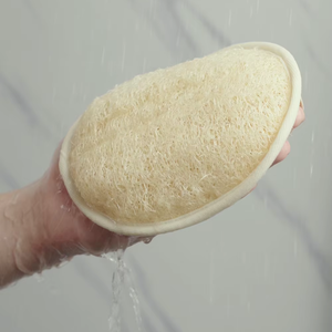 Top TRENDING Biodegradable Durable Natural Loofah Baño Esponja Srubber Almohadillas para baño corporal y uso doméstico - Product Image 5