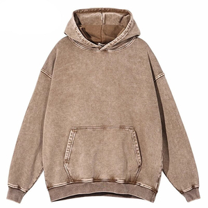 เสื้อฮู้ดซักกรดสำหรับผู้ชายผ้าฝ้าย100% เทอร์รี่500ฟังก์ชั่น GSM - Product Image 1