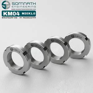 ตัวล็อค KM04น๊อตตัวล็อกเพลาแบบเมตริกที่แม่นยำ M20X1.0สำหรับยึดสเตนเลสสตีล - Product Image 5