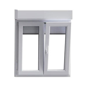 Persianas Enrollables de <span class=keywords><strong>PVC</strong></span> UPVC Personalizadas de Fábrica, Alta Seguridad, Duraderas, con Cortinas y Persianas, Ventanas de Vinilo con Triple Acristalamiento - Product Image 3