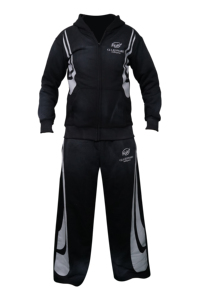 Chándal de algodón orgánico 100% transpirable de 2 piezas OEM al por mayor, colección de temporada de invierno impresa con logotipo personalizado de Pakistán - Product Image 2