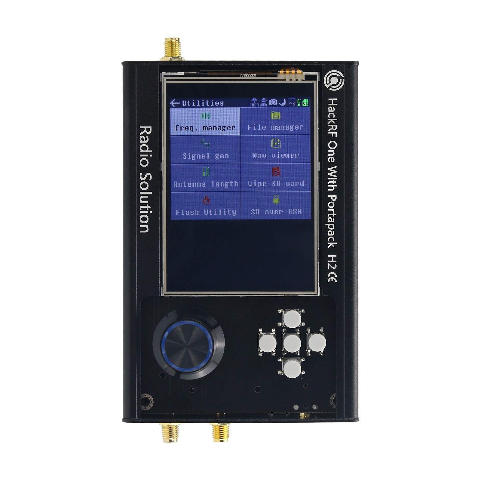 SDR Hackrf One with Portapack H2 - 1mhz-6ghz Radio Kit