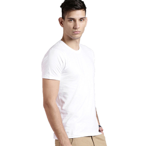 T-shirts en coton Vente en gros T-shirts OEM/ODM T-shirts pour hommes Confortable et personnalisé Fabricant de t-shirts à col rond pour hommes - Product Image 2
