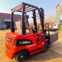 WOMI CPD10 Kleiner Elektro-Gabelstapler 1000kg Tragfähigkeit Batterie-Gabelstapler mit Hydraulischer Seitenverschiebung für Logistik-Handling