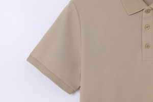 Camiseta polo 100% algodón hecha en fábrica para hombre con servicio de logotipo personalizado, polos de talla grande para hombre - Product Image 4