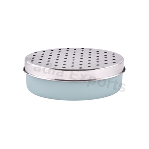 Modern Designer Plastic GRATER Bowl with Stylish <b>Step</b> Lid Dishwasher Safe <b>for</b> <b>Kitchen</b> Decoration or Parties - Product Image 1
