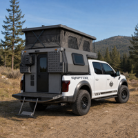 Camper amovible pour pick-up avec cuisine, salle de bain et douche pour pick-up 4x4, camping-cars et véhicules tout-terrain