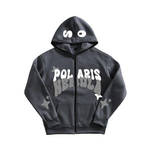 Conjunto de Sudadera Corta y Pantalones Deportivos Anchos de Estilo Urbano Unisex 2025, Fabricante de Chándales Holgados con Estampado Personalizado - Product Image 2