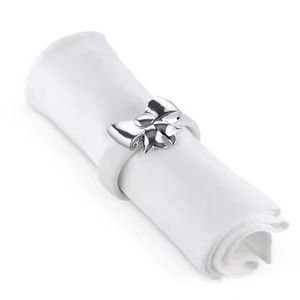 High Quality Metal Napkin Ring Gold Plated Round Shape Tissue Ring Classic Stylish Metal Napkin Ring - Product Image 6