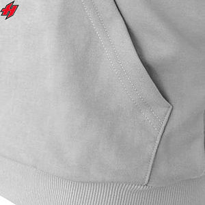 Vente en gros de débardeurs de musculation logo personnalisé avec fermeture éclair pour hommes sweats à capuche de gymnastique sans manches de haute qualité - Product Image 4