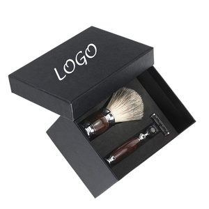 Brocha de Afeitar de Acero Inoxidable con Logotipo Personalizado a Precio de Fábrica para Hombres - Product Image 1