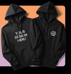 Heavyweight Heather <b>Grey</b> Pullover Hoodies & <b>Sweatshirts</b> New Design Hoodie 480 GSM Free Sample for Winter Season - Product Image 6