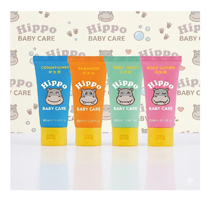 ชุดผลิตภัณฑ์ดูแลผิวและทำความสะอาดร่างกายสำหรับเด็กแบบ Private Label ขายส่ง แชมพูเด็ก ครีมอาบน้ำ โลชั่น น้ำมันเด็ก สบู่ ผลิตภัณฑ์ดูแลผิวอ่อนโยน จำนวนมาก - Product Image 3