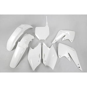 Kit plastique blanc pour modèles Kawasaki KXF 250 2004-2005 Accessoires moto - Product Image 1