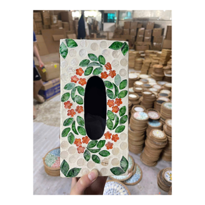 Boîte à mouchoirs en bois nacre, nouveau design, prix le plus bas, petites boîtes en nacre pour porte-serviettes en papier - Product Image 3