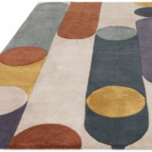 Tapis modernes en laine et coton tuftés à la main, taille/couleur personnalisées, rectangulaires, non lavables, motif floral, prix d'usine pour le sol de la maison - Product Image 3