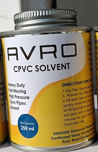 Material de construcción de base acrílica solvente de CPVC de alta calidad con alcohol e hidroxibenceno - Product Image 2