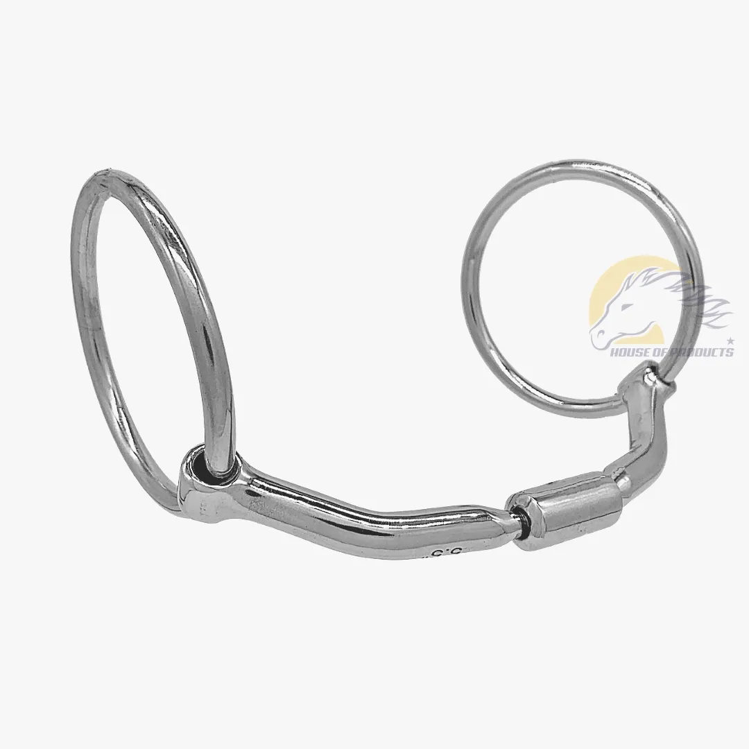 Equestrian Comfy Barrel Loose Ring Comfort Snaffle Action Snaffle Bit Horse Bits Western Loose Ring Snaffle