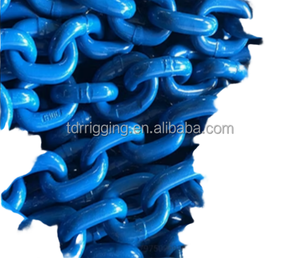 Chaîne forestière en acier allié <span class=keywords><strong>Bohu</strong></span> G100 en gros, haute résistance, structure soudée, revêtement en poudre bleue - Product Image 2