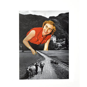 Impression d'art sur papier A4 - Collage d'art - Collage sarcastique - Product Image 4