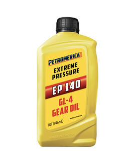 Lubricante Automotriz Petromerica SAE-140 GL-4, Aceite para Engranajes Antidesgaste, Paquete de 6, 1 Cuarto de Galón - Product Image 1