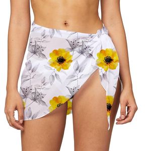 Lavalava Tonga - Pareo de Baño de Una Pieza, Corte Alto, Sin Tirantes, con Logotipo Frontal, Tela de Chifón, para Mujer, Transpirable, para Uso en Exteriores - Product Image 3