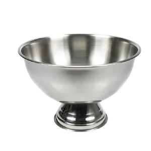 Bol à champagne rond en métal de conception royale, finition argentée, pour le stockage de vin et de cocktails, pour les bars, les hôtels, les fêtes - Product Image 1