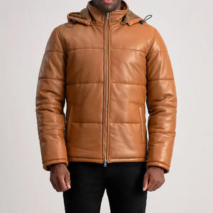 Custom Warm Puffer <b>Jacket</b> | Wholesale Thick <b>Padded</b> Winter Coat | Unisex <b>Waterproof</b> Streetwear Outerwear - Product Image 4