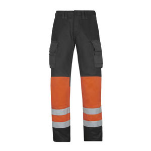 Pantalons de travail haute visibilité respirants de haute qualité avec construction en tissu polyester-coton, pantalons de sécurité - Product Image 6
