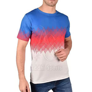 เสื้อยืดคอกลมผู้ชายผ้าฝ้าย 100% คุณภาพสูง ปรับแต่งโลโก้ได้ พิมพ์ลายแบบซับลิเมชั่น เป็นมิตรกับสิ่งแวดล้อม แห้งเร็ว ทรงหลวม สวมใส่สบาย สไตล์สตรีทแวร์ - Product Image 4