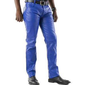 กางเกงมอเตอร์ไซด์หนังสำหรับผู้ชายกางเกงมอเตอร์ไซด์หนังคุณภาพระดับพรีเมี่ยม - Product Image 5