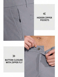 Pantalones deportivos de golf para hombre, proveedor de Vietnam, tela ligera y transpirable, elásticos, de secado rápido para actividades al aire libre - Product Image 4