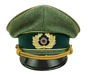 Nouvelle casquette de visière d'officier en laine de qualité supérieure 2023 - Product Image 3