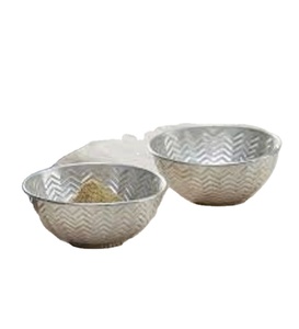 Grand saladier en acier inoxydable, bol à nourriture, vaisselle de cuisine, bol à salade et à fruits, pour la maison et les restaurants - Product Image 1