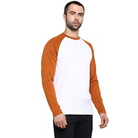 T-shirt à manches longues pour homme, design personnalisé, 100% coton, uni, séchage rapide, respirant, col rond, 320g, coupe classique, couleur unie, anti-UV
