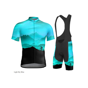 Ropa de ciclismo personalizada para hombre, conjuntos de verano para hombre, conjunto de ropa deportiva para MTB, pantalones cortos, uniforme, Jersey, pantalones, ropa para hombre, camisa, babero corto - Product Image 5