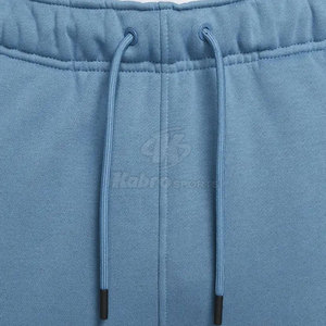Pantalon de survêtement homme personnalisé avec logo, grande taille, décontracté, léger, pour activités de plein air, coupe droite, délavage foncé - Product Image 4