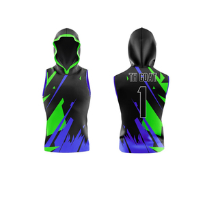 เสื้อฮู้ดฟุตบอล 7 คน แบบพิมพ์ลาย 3 มิติ พร้อมเสื้อกล้ามรัดรูป ชุดยูนิฟอร์ม 7v7 สกรีนโลโก้ทีมได้ตามสั่ง - Product Image 5