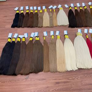 Hairshop Color Natural recto Paquete de cabello a granel Vietnam cabello humano crudo Paquete de cabello vietnamita - Product Image 1