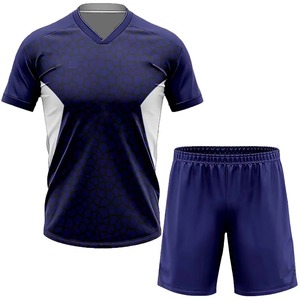Maillot de football 100% polyester personnalisé de haute qualité uniforme de football fabriqué en usine dans le style des ensembles - Product Image 1