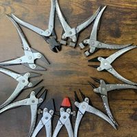 Ensemble de 11 pinces à action parallèle neuves pour la fabrication de bijoux, le pliage, le façonnage et l'artisanat