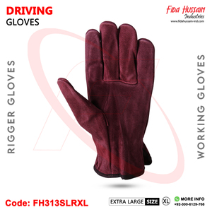 OEM Cowhide Split Leather Unlined <b>Driver</b> <b>Gloves</b> Sicherheitsarbeitshandschuhe 2025 Keystone Thumb Styled Industrial <b>Gloves</b> - Product Image 5