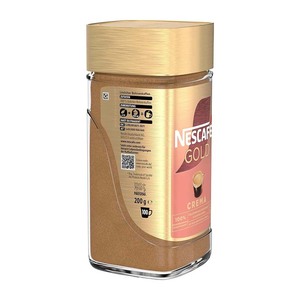 Nescafee Gold Crema กาแฟสำเร็จรูป200กรัมส่วนผสมเรียบเนียนกลิ่นหอมเข้มข้นเหมาะสำหรับร้านกาแฟร้านอาหารขายปลีก - Product Image 2