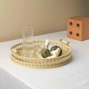 Design à la mode rotin laque plateau décoratif décor de Table pour la maison et le Restaurant plateaux de service de haute qualité - Product Image 4