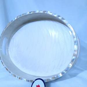 Vente en gros de plateaux de service en bois personnalisés avec incrustation de nacre et d'os directement du fabricant et fournisseur exportateur en Inde - Product Image 6