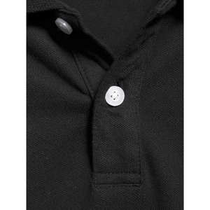 Haute qualité sur mesure hommes pour polos 100% coton élégant noir chemises de golf prix de gros pour adultes - Product Image 6